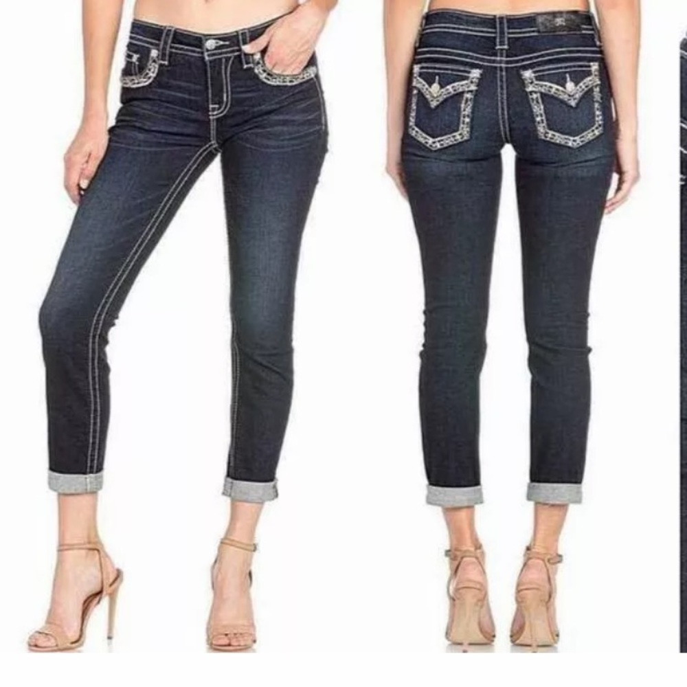 Miss me Hailey ankle skinny jeans